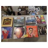 Old country vinyl records