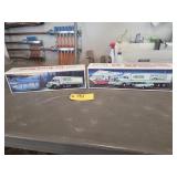 2 Hess 18 Wheelers in Boxes