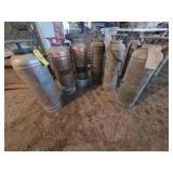 6 Vintage Fire Extinguishers