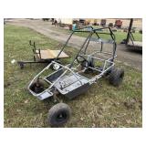 Silver Fox Go Kart Frame