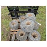 9 New Rolls of Barbed Wire
