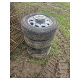 4 - Matrix 225/60R16 Tires & Rims