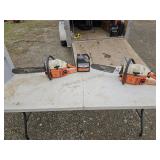 2 - Husqvarna 61 Rancher Chainsaws