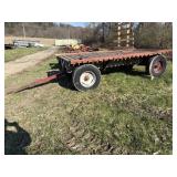 Flat Wood Deck Hay Wagon