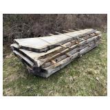 Red Oak Live Edge Slab Wood