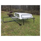 Combo Fiberglass Truck Cap & Ladder Rack