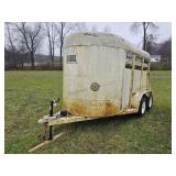 1988 Bison Horse Trailer