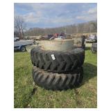 1 Set of Dual Tractor Tires