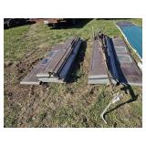 2 - 9ft x 7ft Garage Doors with Opener