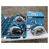 4 Corded Makita Circular Saws