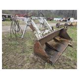 International 2000 loader frame with bucket