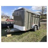1990 Moritz 12 ft Livestock Trailer