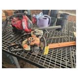 2 Stihl Hedge Trimmers & Troy-Bilt Leaf Blower
