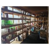 Contents of Back Storage Room Shelves