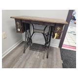 Vintage Singer Sewing Machine Table
