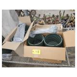 110 Green Eruo Hanging Baskets w/ Metal Hangers