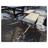 Two Hawthorn Flat Rolling Green House Carts