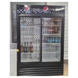 Pepsi Commercial Sliding Glass Door Refrigerator