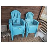14 Plastic Adirondack Chairs