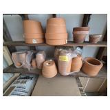 Unused Deroma Terra Cotta Clay Pots