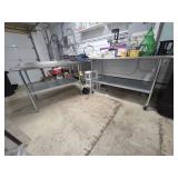 2 Stainless Steel Tables