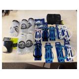 Nine Giant Water Bottle Mounts W/Accessories