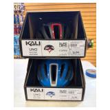 Two Kali Uno Helmets