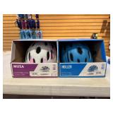 Two Giant Youth Helmets