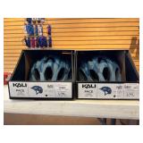 Two Kali Pace Helmets