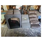 Collapsible Soft Side Dog Crate & Dog Stairs