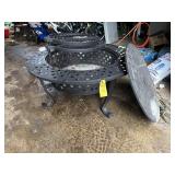 Fire Pit with Lid and Grill
