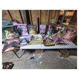 10 Collectable Barbies in Boxes