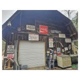 Signs on Barn