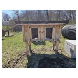 Wood Rabbit Hutch