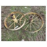Pair of Steel Wheels