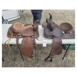2 Horse Saddles