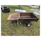 Lawn Cart and Wheelbarrow