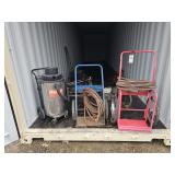 2 Torch Carts & Dayton Industrial Vacuum