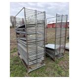 Pair of Wheeled Planter Trays