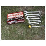 Large Ratchet and Wrench set