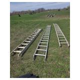 3 Aluminum Ladders