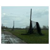 Netting and Telephone Poles