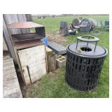 3 Commercial Garbage Cans