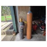 Oxygen and Acetylene Tanks