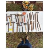 Mallets hammers and files