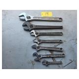 Adjustable Wrench Lot