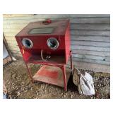 Snap On Abrasive Blast Cabinet w/ Abrasive