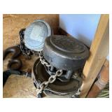 Two 1 Ton Chain Falls