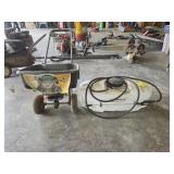 Fimco 15 Gallon Sprayer and Scott's Spreader