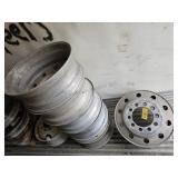 6 - Used 24.5 Semi Rims